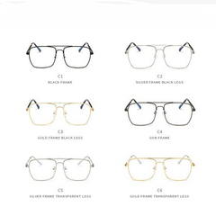 Retro Square Optical Glasses for Men and Women