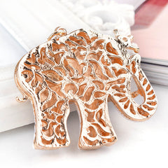 Elephant-Shaped Alloy Keychain for Ladies' Gifts