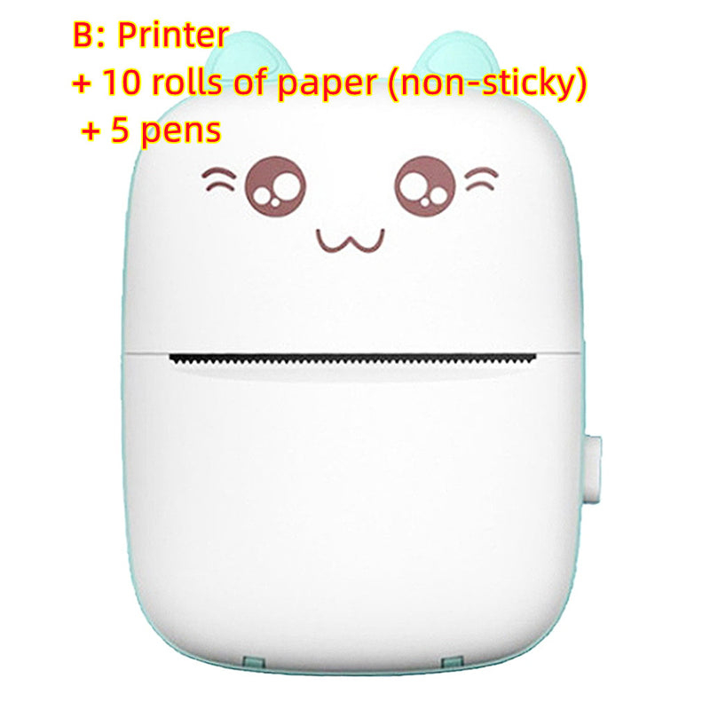 Portable Mini Bluetooth Label & Photo Printer