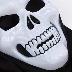 Skull Mask Gauze Hood for Masquerade Party Props