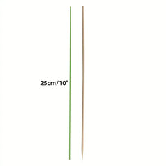 100 Natural Bamboo Skewers for BBQ and Parties