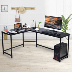 L Shaped Desk Corner Computer Desk PC Laptop Gaming Table Workstation