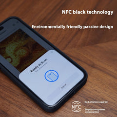 NFC E-Ink Screen Bracket Phone Case for iPhone