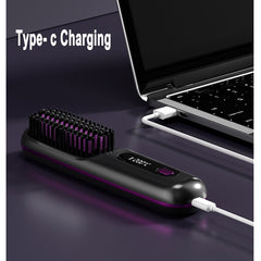 2-in-1 Wireless Hair Straightener Comb