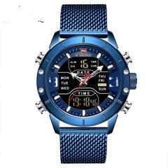 Men's Business Quartz Watch with Alarm and Calendar