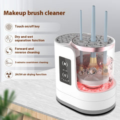 Electric Makeup Brush Cleaner Stand Device