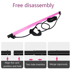 Women’s Fitness Resistance Bar for Home Workouts