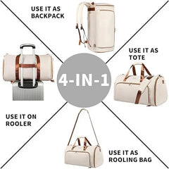 Convertible Wear-Resistant Folding Suit Bag