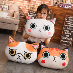 Cute Cartoon Cat Plush Pillow for Sofa (Large Size)