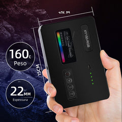 Portable RGB Pocket Light with Remote for Photography