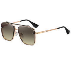Dual-Tone Gradient Polarized Sunglasses