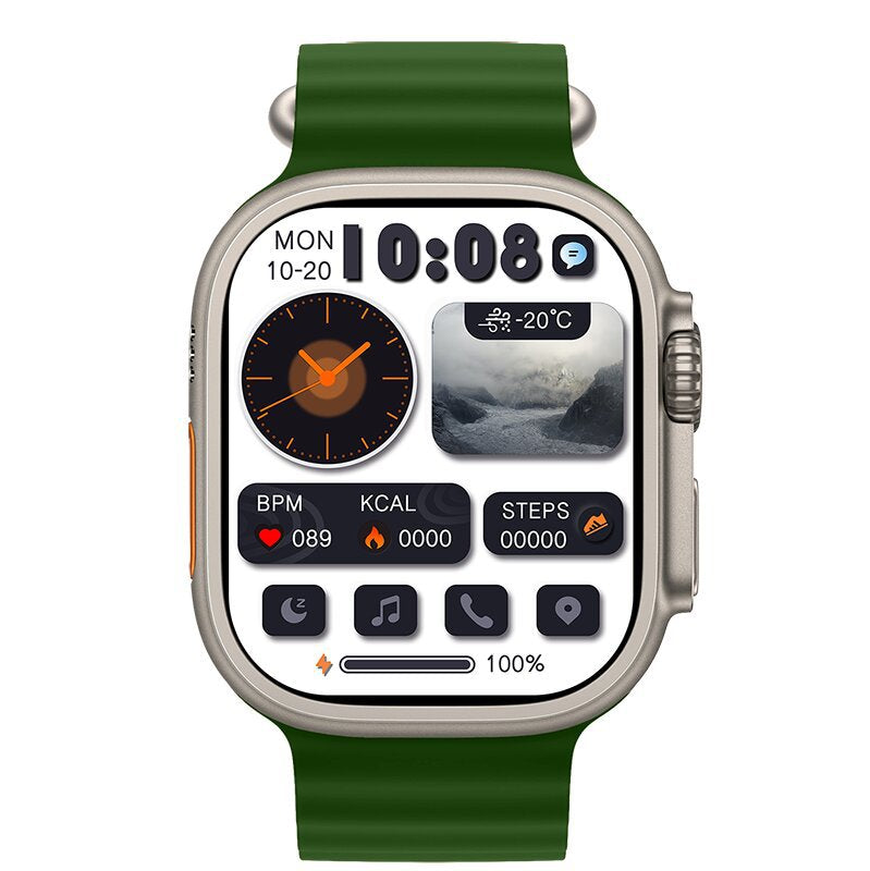 HK8 Pro Max Smartwatch with AMOLED Screen and Bluetooth