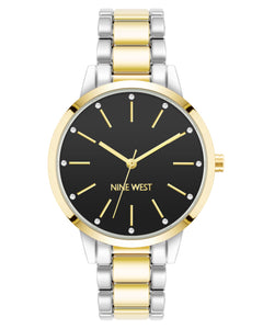 Nine West Women's Crystal Accented Bracelet Watch
