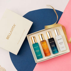 Bellavita Luxury Unisex Perfume Gift Set with Honey & White Oud, Skai, & Fresh | 80ml | Perfume for Men and Women | Honey, Artemisia Lemon, Bergamot, & Sweet Almond Notes | Gift for Father's Day
