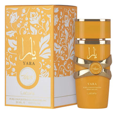 Lattafa Yara – Floral, Gourmand, Fruity, Musky – Pure Concentrated Perfume Oil Long-Lasting Fragrance for Women, 0.67 Ounce / 20 ml