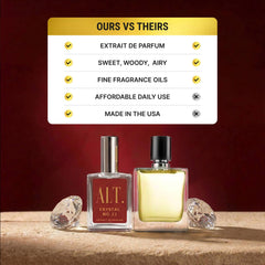ALT. FRAGRANCES Crystal No. 23 – Inspired by Bac. Roug. 540, Unisex Perfume, Extrait de Parfum, Long Lasting Perfume for Men & Women with Jasmine, Amberwood & Cedar Notes, 60ml