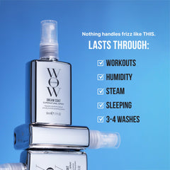 COLOR WOW Dream Coat Supernatural Spray, Anti-Humidity Frizz Control and Heat Protectant for Glassy, Shiny Hair