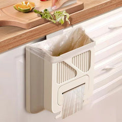 Wall-mounted Foldable Kitchen Trash Can