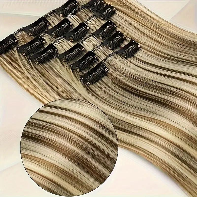 Holdbalance 24inch Clip-In Hair Extensions 6PCS