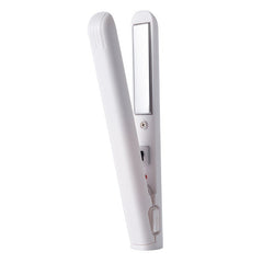 Dual-Use Portable USB Hair Curler & Straightener