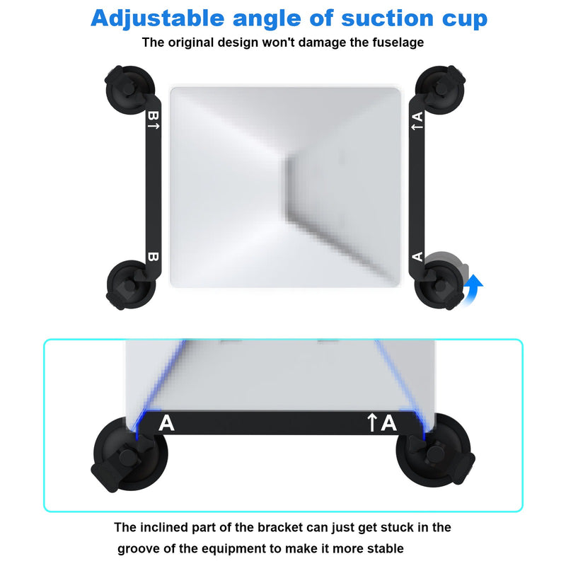 Xinlian Mini Car Suction Cup Metal Mount