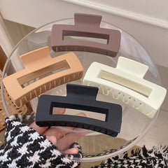 Women's Versatile Solid Color Grip Clip