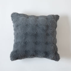 Nordic Faux Rabbit Fur Sofa Pillow 45x45cm