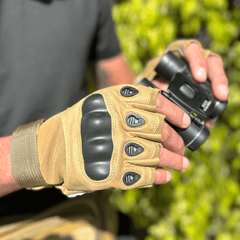JupiterGear Tactical Military Fingerless Airsoft Gloves for Outdoor Sports, Paintball, and Motorcycling