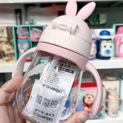 Cartoon Kids Straw Cup 280ml