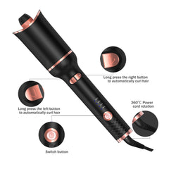 Automatic Rotating Hair Curler with Negative Ions