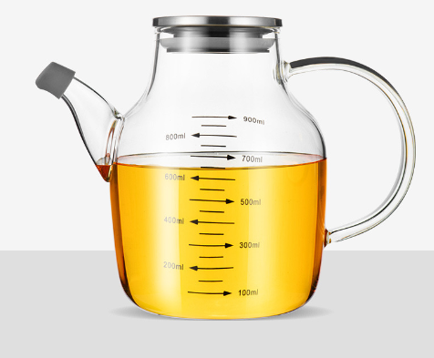 Glass Olive Oil and Vinegar Dispenser (Single Piece)