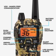 T75 X-Talker FRS Walkie Talkie 2-Pack Camo - T75VP3