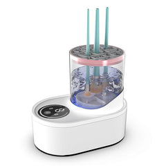 Electric Makeup Brush Cleaner Stand Device