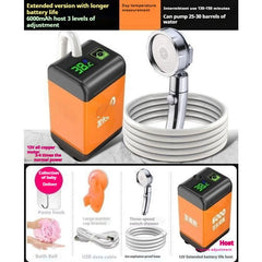 Outdoor Portable Electric Shower