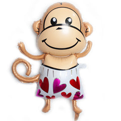 Cute Monkey Foil Balloon - Monkey Balloon Design