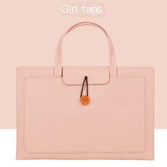 14 Inch PU Leather Laptop Bag for MacBook Air/Pro