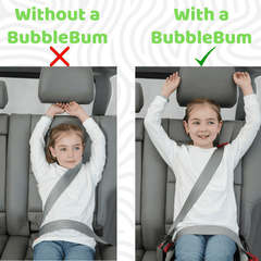 BubbleBum Inflatable Car Booster Seat - Travel Booster Seat - Rainbow Style ✔️
