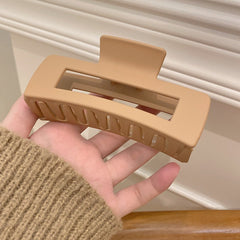 Women's Versatile Solid Color Grip Clip