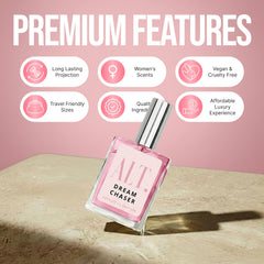 ALT. FRAGRANCES Crystal No. 23 – Inspired by Bac. Roug. 540, Unisex Perfume, Extrait de Parfum, Long Lasting Perfume for Men & Women with Jasmine, Amberwood & Cedar Notes, 60ml