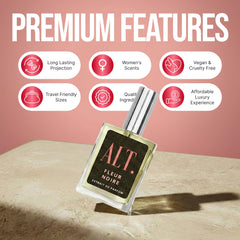 ALT. FRAGRANCES Crystal No. 23 – Inspired by Bac. Roug. 540, Unisex Perfume, Extrait de Parfum, Long Lasting Perfume for Men & Women with Jasmine, Amberwood & Cedar Notes, 60ml