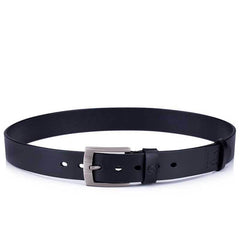 Genuine Leather Thick Belt for Men with Pin Buckle