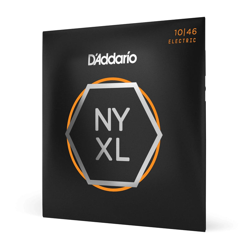 D'Addario NYXL1046 NYXL Electric Guitar Strings, 10-46 Regular Light
