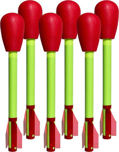 Keep the Adventure Flying Rocket Refill Pack with 6 Foam Rockets