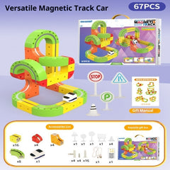 Variable Magnetic Force Track Train