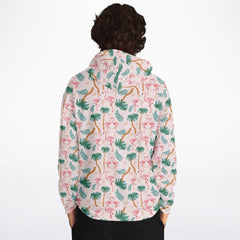Flamingo Tropical Floral Hoodie