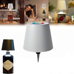 Wireless Wine Bottle Desk Lamp LED
