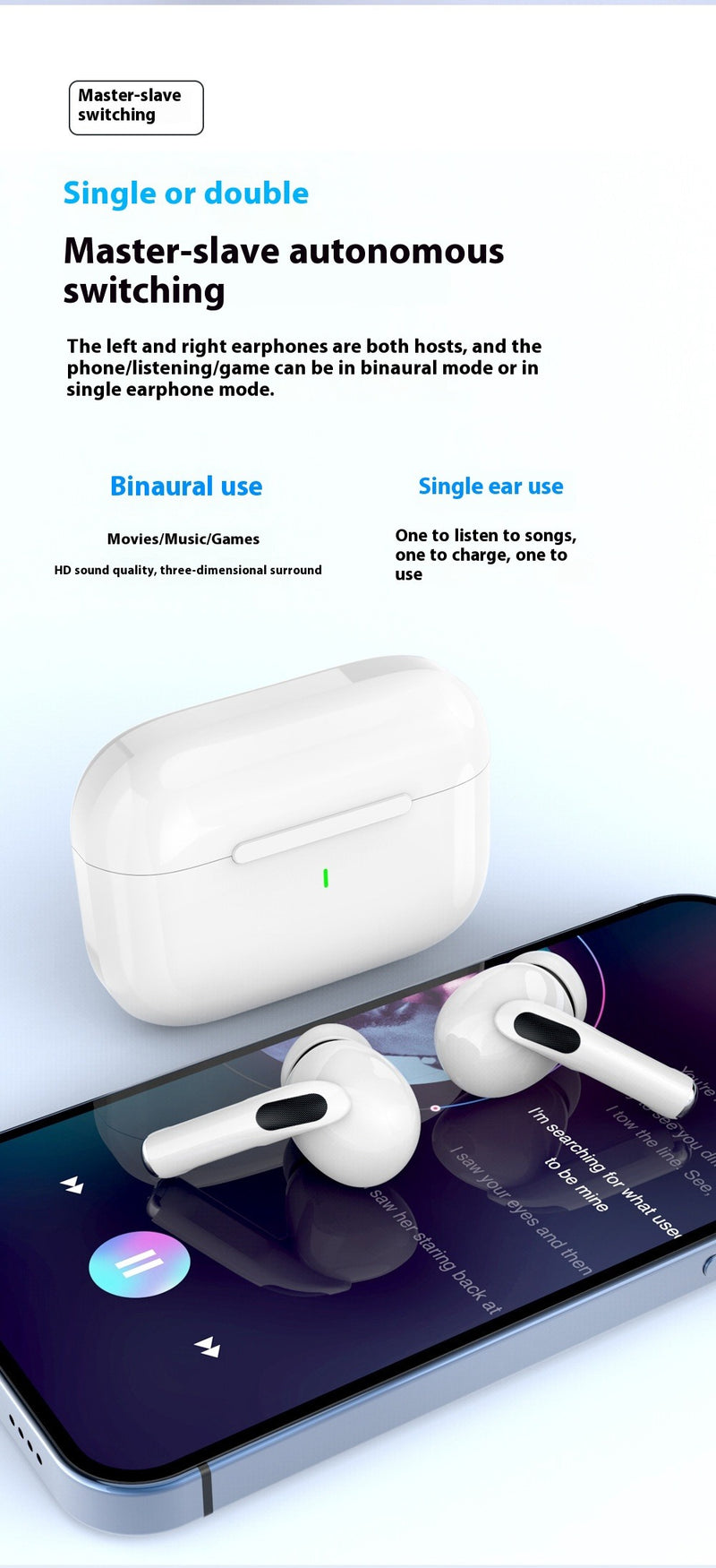 A5 Series Bluetooth In-Ear Headset