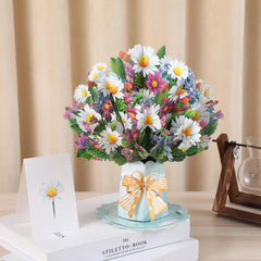 3D Stereoscopic Greeting Cards Creative Bouquet
