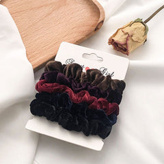 Colored Fabric Intestine Ring Hair Tie
