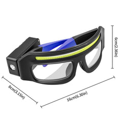 Multi-functional Glasses Headlamp with Type-C Charging